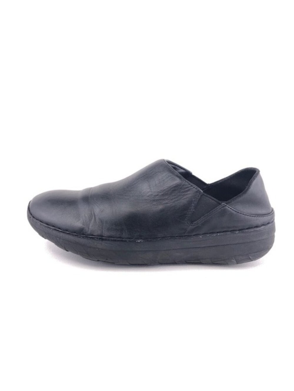 FitFlop Superloafer Black Leather Loafers 8